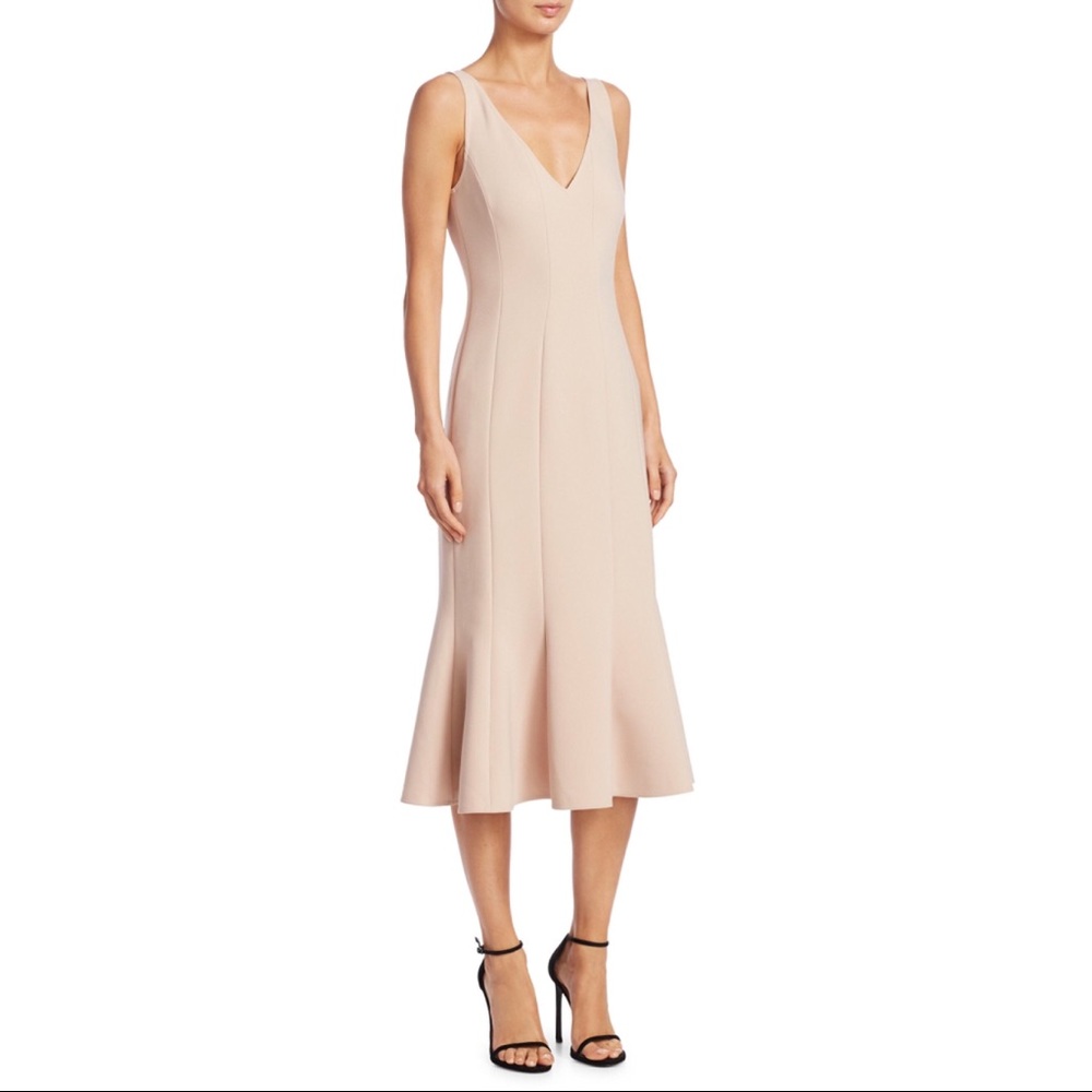 Elizabeth and James | Nude/Blush Flared Dress